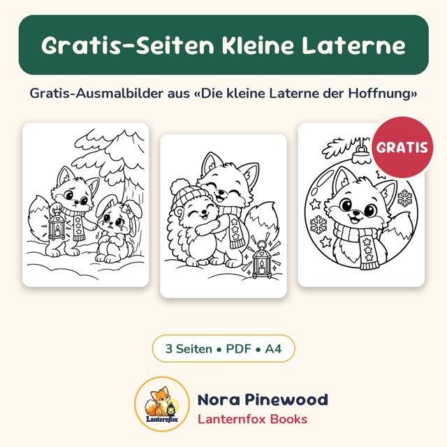 Gratis-Seiten Kleine Laterne